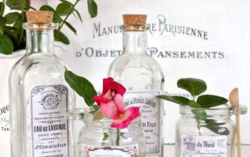 DIY Vintage French Apothecary Jars