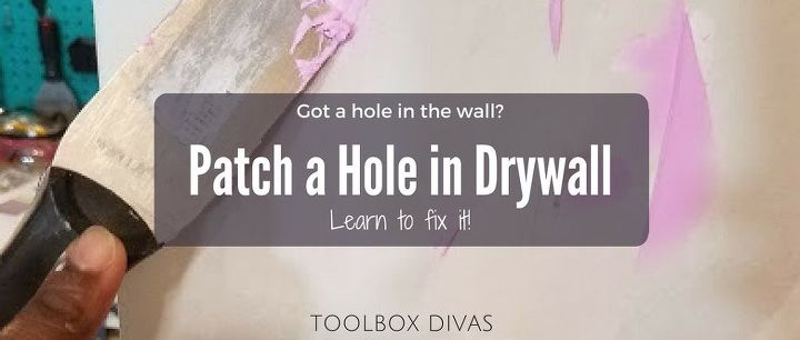 aprenda a parchear un agujero en la pared de yeso