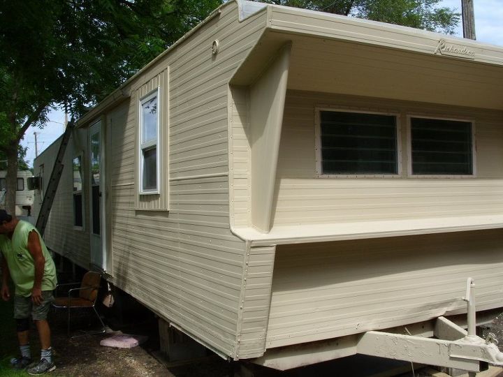 Before And After On Repainting Older Mobile Homes Hometalk