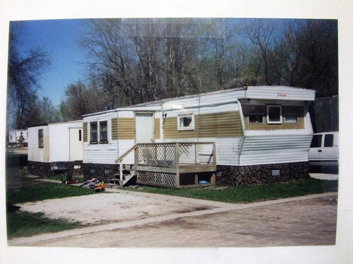 before and after on repainting older mobile homes