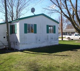 before and after on repainting older mobile homes