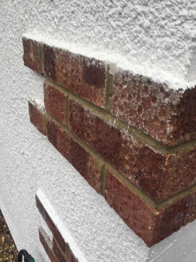 can i sand down this brick detail