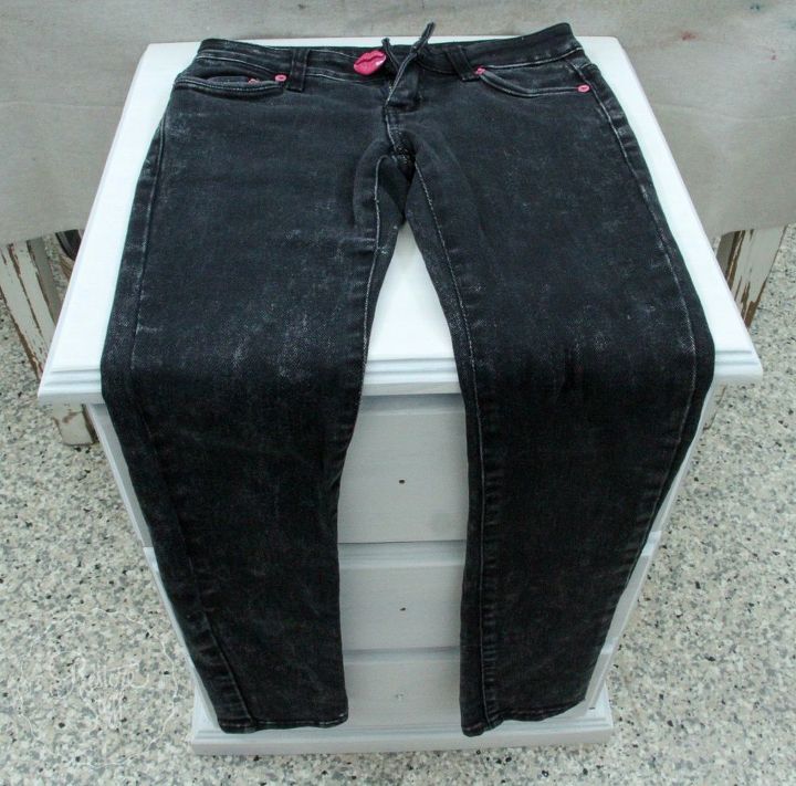 como criar uma aparncia de jeans falso em mveis pintados