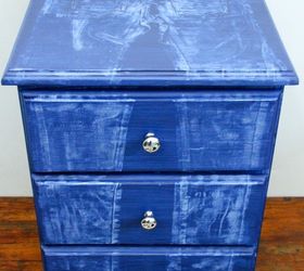 how to create a faux denim look on painted furniture, how to, painted furniture
