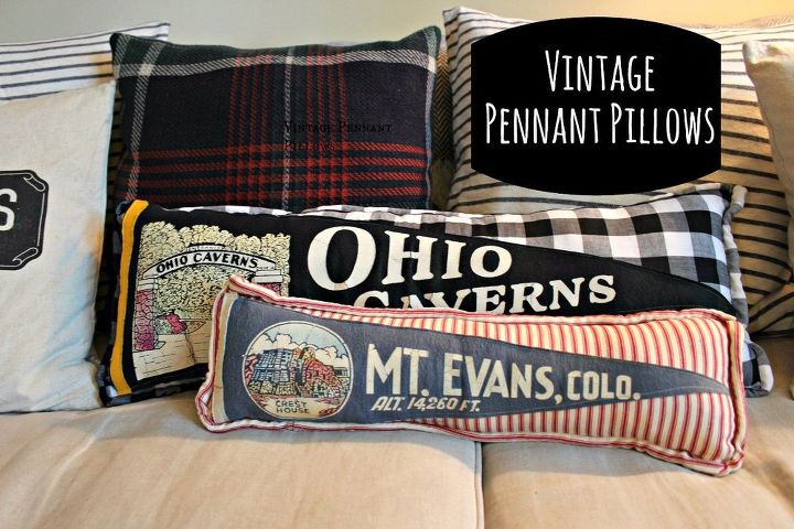 almofadas de flmulas vintage