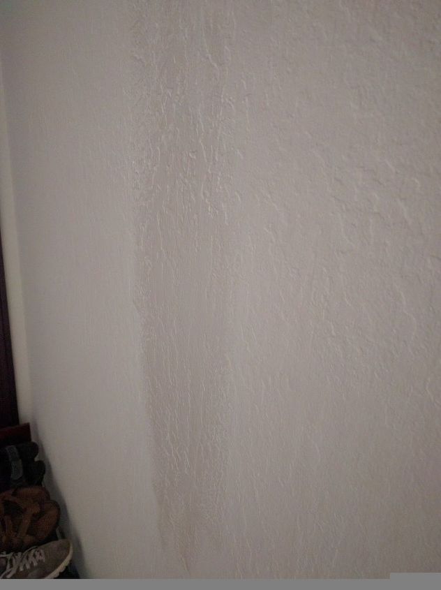 remove small area of semi gloss paint from the wall