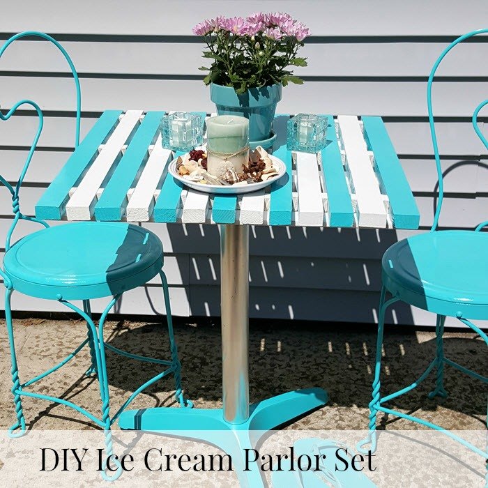 how to create an ice cream parlor table you will need and love, home improvement, how to, paint colors, painted furniture