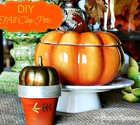 DIY  Decorative Fall Pots