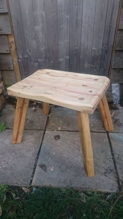100 pallet wood stool, pallet, woodworking projects, The final product sturdy and comfortable