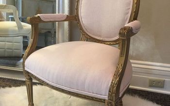Restyled Parlor Chair With French Flair!