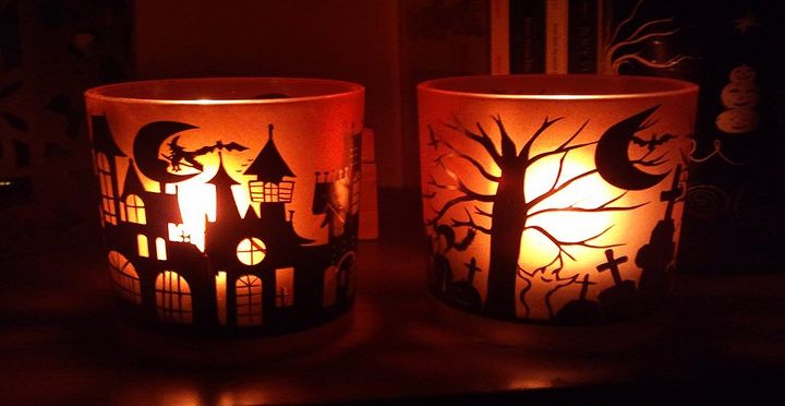 3 diy halloween candle ideas, halloween decorations, seasonal holiday decor