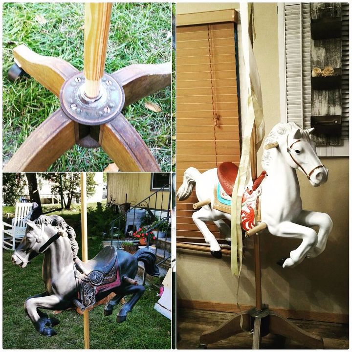 upcycled jumpy horse, bedroom ideas, closet, crafts, fireplaces mantels, garages, tools