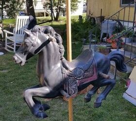 upcycled jumpy horse, bedroom ideas, closet, crafts, fireplaces mantels, garages, tools