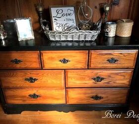 how my friend s old dresser became my new buffet, dining room ideas, home decor, painted furniture, repurposing upcycling