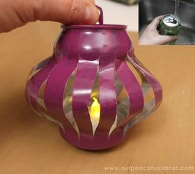 s these cut up soda can decor ideas are perfect for your home, home decor, Turn them into glowing Chinese lanterns