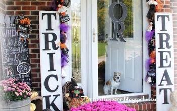 Trick Or Treat Halloween Front Porch