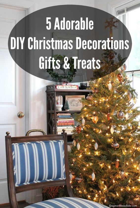 5 adorable diy christmas decorations gifts and treats, christmas decorations, crafts, seasonal holiday decor
