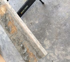 an almost free cinder block porch bench
