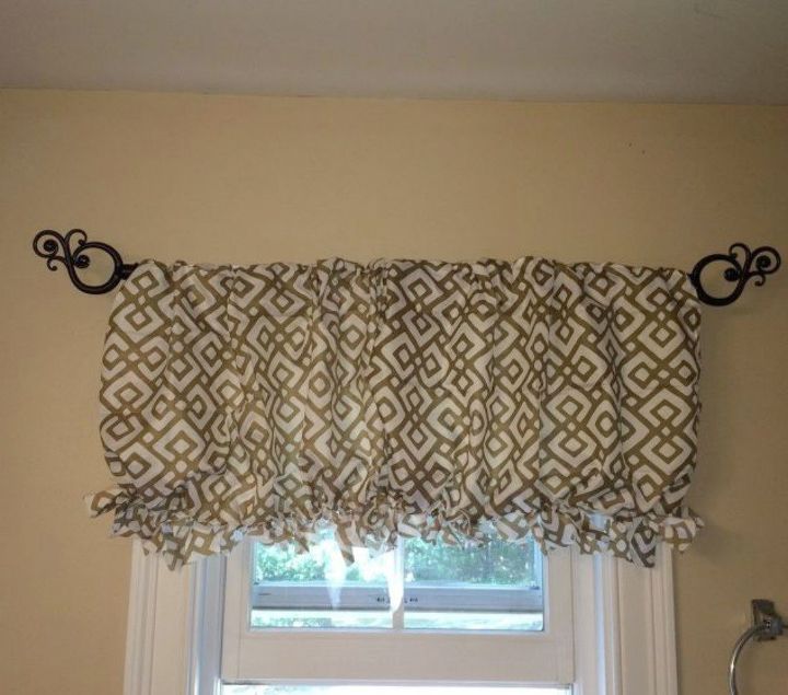 s 15 window curtain ideas for under 15, home decor, window treatments, Use a cheap pillowcase as a gorgeous valence