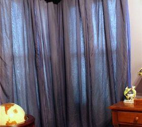 s 15 window curtain ideas for under 15, home decor, window treatments, Make a custom cornice with a cardboard box