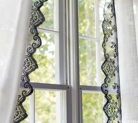 s 15 window curtain ideas for under 15, home decor, window treatments, Add a romantic touch with lace