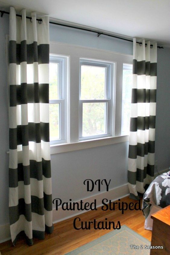 s 15 window curtain ideas for under 15, home decor, window treatments, Use shower curtains for an expensive look
