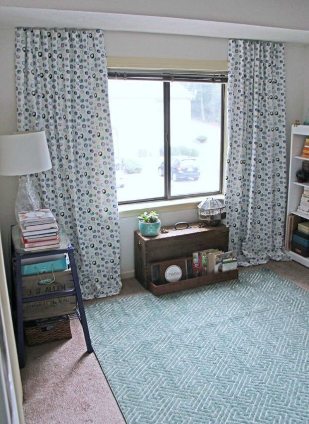 s 15 window curtain ideas for under 15, home decor, window treatments, Hang your curtains on command hooks