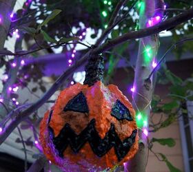 How To Make Small Paper Clay Jack O' Lanterns