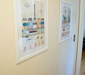 s if your hallway is dark here is what you re missing, foyer, Hang up framed travel prints