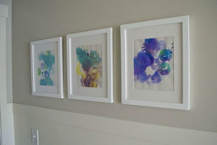 s if your hallway is dark here is what you re missing, foyer, Hang up some modern colorful pictures