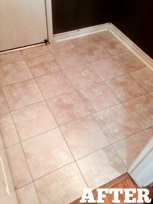 s shock your guests with these shoe string budget flooring ideas, flooring, Place some peel and stick high end tiles