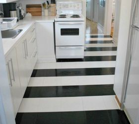 s shock your guests with these shoe string budget flooring ideas, flooring, Get a cool pattern with vinyl flooring