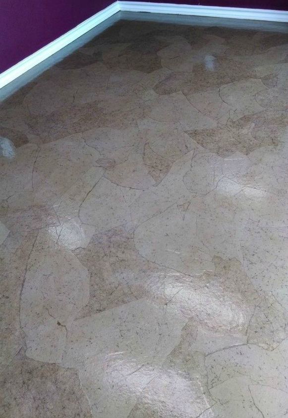 s shock your guests with these shoe string budget flooring ideas, flooring, Add some texture with paper floors