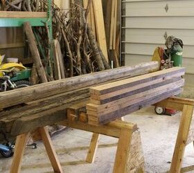 diy barn wood rustic coffee table w pioneer wood patina, home decor, outdoor living, painted furniture, painting, repurposing upcycling, woodworking projects