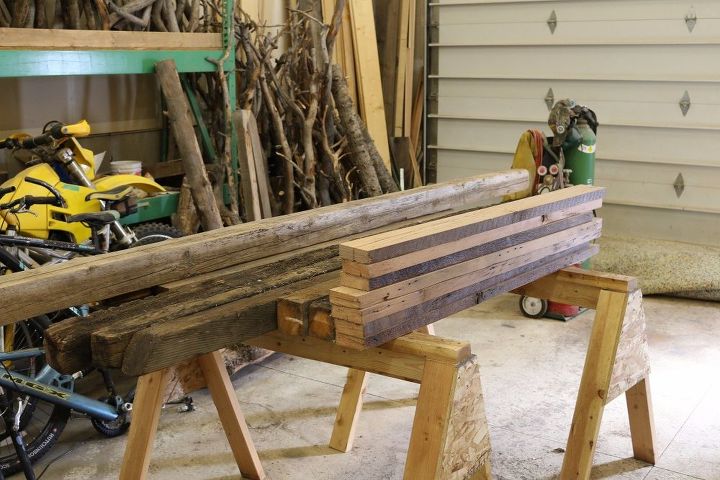 diy mesa de centro rstica de madera de granero con ptina de madera pioneer