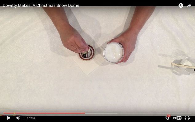 como fazer uma cpula de neve de natal personalizada