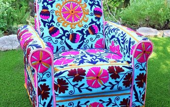 NO SEW Upholstered Boho Chair