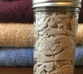 how to make your own reusable fabric softener dryer sheets, appliances, how to, reupholster