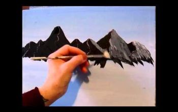 3 Easy Steps to Painting a Mountain With Acrylic Paint