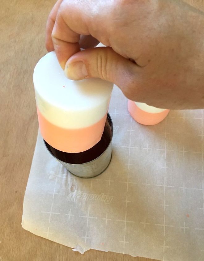 crayon dipped ombre candles, crafts, how to