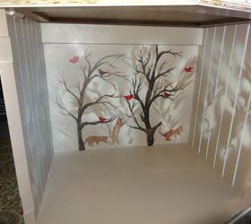 side tables into a cat tree, painted furniture