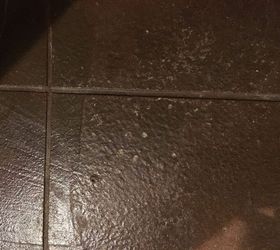 stained concrete floor problem help