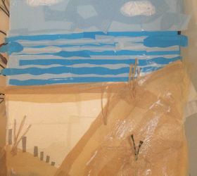 Plastic Bag Art on Styrofoam