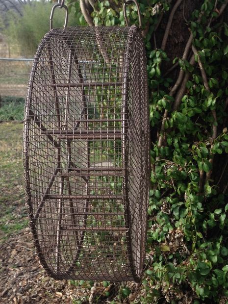 from a mig welding wire spool to a bird feeder, flowers, gardening, home decor, how to, painting, pets animals, repurposing upcycling, tools, reupholster, Just waiting to be filled