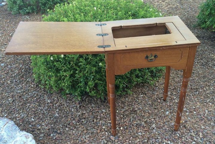 a sewing desk and milk paint, painted furniture, painting, repurposing upcycling