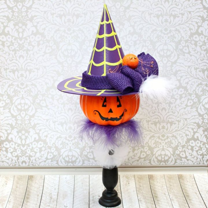 pumpkin witch tutorial, how to