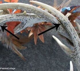 how to decorate a faux antler wreath for seasons throughout the year, crafts, how to, seasonal holiday decor, wreaths