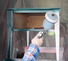 paint furniture using a hvlp spray gun video, painted furniture