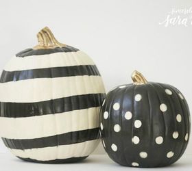 s 13 popular ways to decorate a pumpkin with little or no carving, Paint them with your favorite design