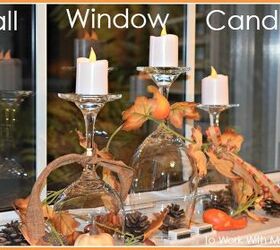 fall window candles, cleaning tips, crafts, gardening, organizing, outdoor living, painted furniture, pest control, woodworking projects